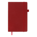 Книга записна PRIMO 125*195, 96 арк., клітинка, обкл. штучна шкіра, бордовий