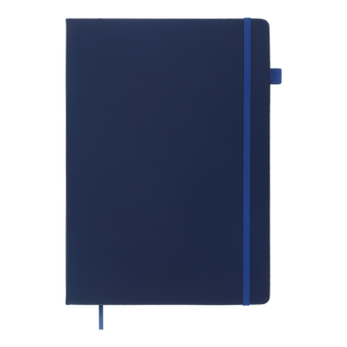 Книга записна PRIMO 190*250, 96 арк., клітинка, обкл. штучна шкіра, синій