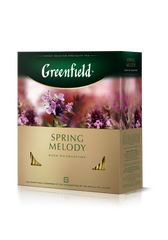 Чай чорний 1,5г*100, пакет, "Spring Melody", GREENFIELD