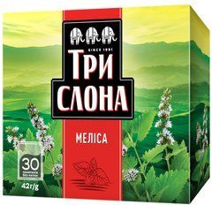 Чай трав'яний 1.4г*30, пакет, "Меліса", ТРИ СЛОНА