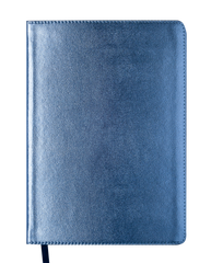 Щоденник недатований METALLIC, A6, 288 стор., синій, Синій