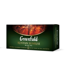 Чай чорний 2г*25*15, пакет, "Kenyan Sunrise", GREENFIELD