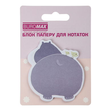 Блок для нотаток FUNNY ANIMALS, з кл.шаром, 75х75 мм, 30 арк