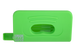 Діркопробивач пластиковий RUBBER TOUCH(до 10арк.), св-зелений, Зелений
