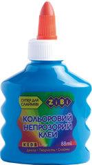 Клей синій непрозорий на PVA-основі, 88 мл, Синій