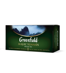 Чай чорний 2г*25*15, пакет, "Magic Yunnan", GREENFIELD