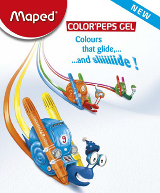 Крейда гелева COLOR PEPS GEL, 6 кол.