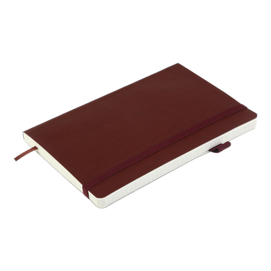 Книга записна PRIMO 125*195, 96 арк., клітинка, обкл. штучна шкіра, коричневий