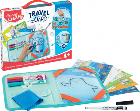 Набір для малювання на прозорій дошці TRAVEL BOARD
