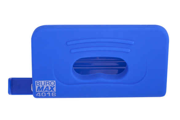 Діркопробивач пластиковий RUBBER TOUCH(до 10арк.), синій, Синій