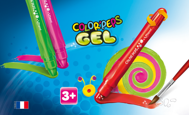 Крейда гелева COLOR PEPS GEL, 6 кол.