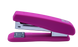 Степлер пластиковий RUBBER TOUCH до 20арк., (скоби №24; 26), рожевий, Рожевий