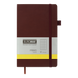Книга записна PRIMO 125*195, 96 арк., клітинка, обкл. штучна шкіра, коричневий