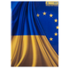 Книга обліку Укр. симв. 96 аркКліт.оф.(тв. лам. обл), А4, Асорті