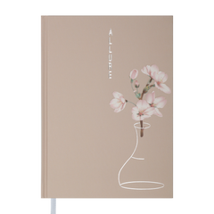 Щоденник недатований ALLURE, A5, капучино