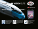 Ролер uni-ball VISION ELITE 0.8мм, чорний, Чорний