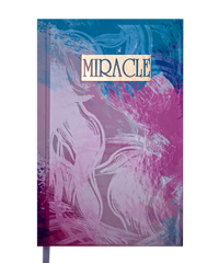 Щоденник недатований MIRACLE, A6, 288 стор., фіолетовий, Фіолетовий