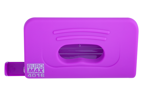 Діркопробивач пластиковий RUBBER TOUCH(до 10арк.), фіолетовий, Фіолетовий