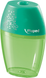 Чинка з контейнером SHAKER, 1 отв., дисплей, асорті