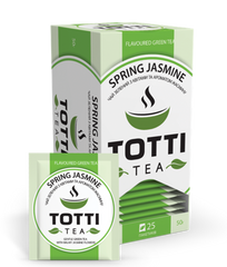 Чай зелений TOTTI Tea &laquo;Весняний жасмин&raquo;, пакетований, 2г*25*32