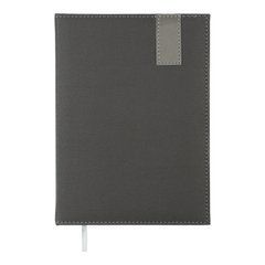Щоденник недат. VERTICAL, A5, сірий, штучна шкіра, Сірий