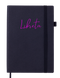 Блокнот діловий LIBRETA А5, 96 арк., чистий, обкл. штучна шкіра, чорний, Чорний