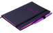 Блокнот діловий LIBRETA А5, 96 арк., чистий, обкл. штучна шкіра, чорний, Чорний