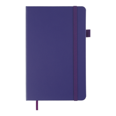Книга записна ETALON 125*195, 96 арк., клітинка, обкл. штучна шкіра, фіолетовий