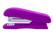 Степлер пластиковий RUBBER TOUCH до 20арк., (скоби №24; 26), фіолетовий, Фіолетовий