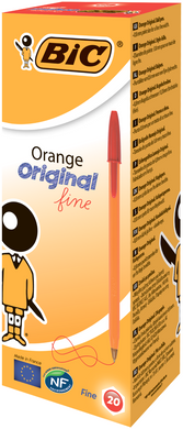 Ручка "Orange", червона, 20 шт/уп, Червоний