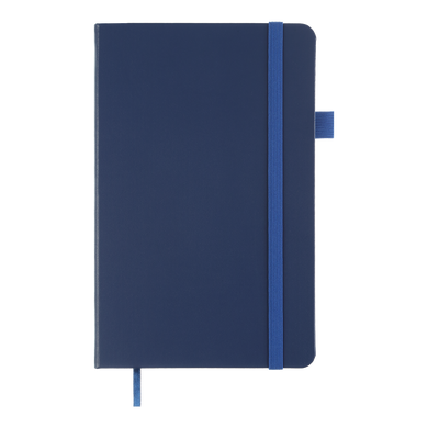 Книга записна ETALON 125*195, 96 арк., линия, обкл. штучна шкіра, синій