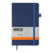 Книга записна ETALON 125*195, 96 арк., линия, обкл. штучна шкіра, синій