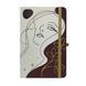 Книжка записна LADY, на гумці, 136х207мм, 96 арк., кліт., офсет крем., тв.лам.обкл., бордова, Коричневий