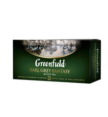 Чай чорний EARL GREY FANTASY 2гх25шт. "Greenfield" , пакет