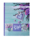 Книга обліку "ROMANTIC" 96 арк/кліт.оф.(тв. лам. обкл), А4, бірюзовий, бірюзовий