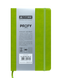 Блокнот діловий PROFY LOGO2U 125x195мм, 80арк., клітинка, обкладинка зі штучної шкіри, салатовий, Зелений