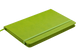 Блокнот діловий PROFY LOGO2U 125x195мм, 80арк., клітинка, обкладинка зі штучної шкіри, салатовий, Зелений