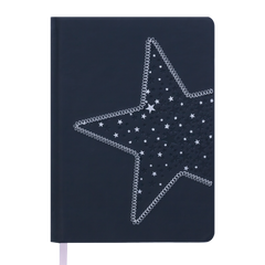 Щоденник недатований STELLA, A5, 288 стор., чорний, Чорний