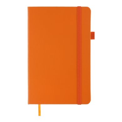 Книга записна ETALON 125*195, 96 арк., линия, обкл. штучна шкіра, помаранчевий