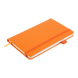 Книга записна ETALON 125*195, 96 арк., линия, обкл. штучна шкіра, помаранчевий