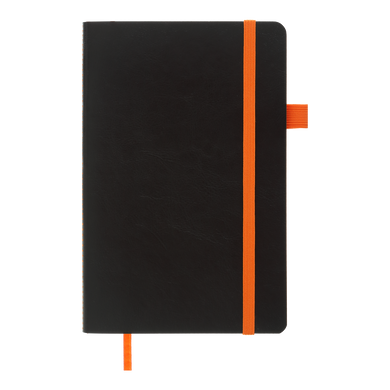 Книга записна CONCEPT 125*195, 96 арк., точка, обкл. штучна шкіра, помаранчевий