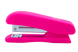 Степлер пластиковий RUBBER TOUCH до 20арк., рожевий, Рожевий