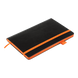 Книга записна CONCEPT 125*195, 96 арк., точка, обкл. штучна шкіра, помаранчевий