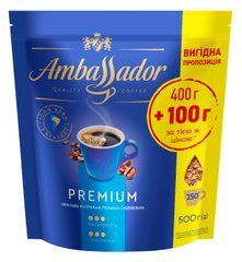 Кава розчинна Ambassador Premium, пакет 500г*14