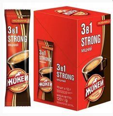 Кава розчинна 3в1, 12г*10 стік, "Strong", ЖОКЕЙ