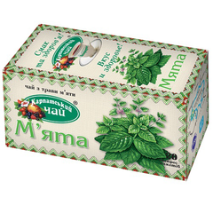Чай трав'яний 1,35г*20*36, пакет "М'ята", КАРПАТСЬКИЙ ЧАЙ
