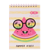 Блокнот на пружині зверху SUMMER VIBES, А-6, 40 арк., картонна обкладинка, KIDS Line, асорті