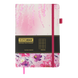 Блокнот діловий CHERIE А5, 96л, клітинка, обкладинка штучна шкіра, рожевий