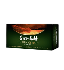 Чай чорний GOLDEN CEYLON 2гх25шт. "Greenfield" , пакет