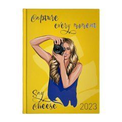 Щоденник датований 2023 WOMEN, А5, лимонний, Жовтий